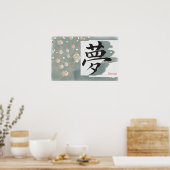 Dream (kanji) poster (Keuken)
