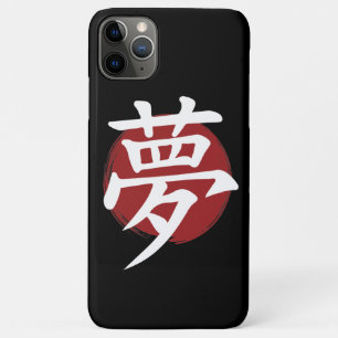 Dream Kanji Symbol Japanse kalligrafie Case-Mate iPhone Case