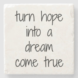 Dream Kom met True Marble Stone Onderzetter