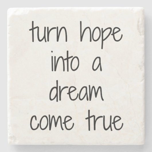 Dream Kom met True Marble Stone Onderzetter (Voorkant)