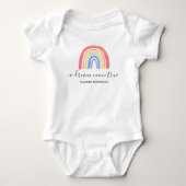 Dream Kom met True Rainbow Baby Romper (Voorkant)