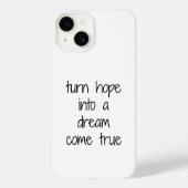 Dream komt True iPhone Case (Achterkant)