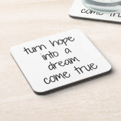 Dream komt uit True Hard Plastic Onderzetter (Linkerzijde)