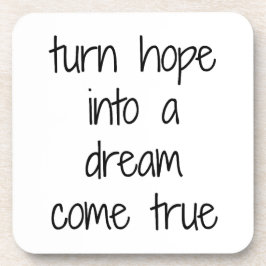 Dream komt uit True Hard Plastic Onderzetter