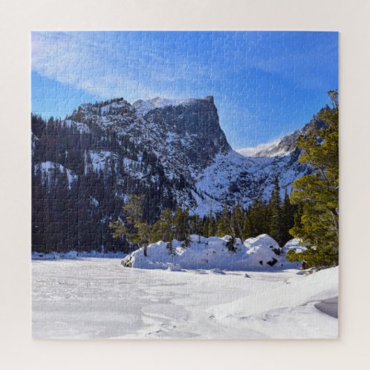 Dream Lake, bevroren - RMNP - 20x20 - 676 pcs Legpuzzel (Verticaal)