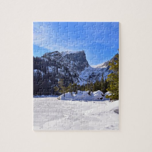 Dream Lake, bevroren - RMNP - 8x10 - 110 pc Legpuzzel (Verticaal)