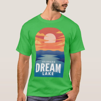 Dream Lake CO Retro Sunset T-shirt