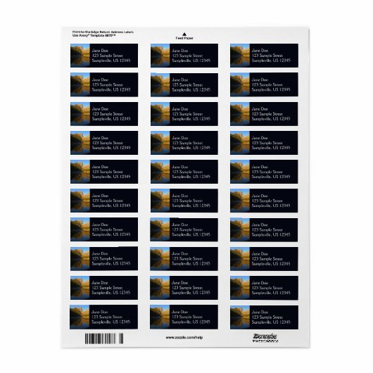 Dream Lake I Etiket (Full Sheet)