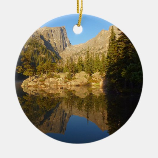 Dream Lake II in Rocky Mountain National Park Keramisch Ornament (Voorkant)