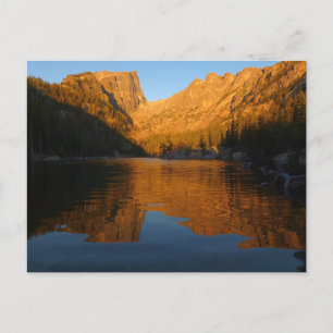 Dream Lake in het licht van zonsopgang I Briefkaart