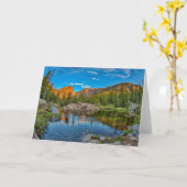 Dream Lake Landscape Kaart (Gele Bloem)