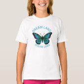Dream Land Butterfly Graphic T-Shirt (Voorkant)