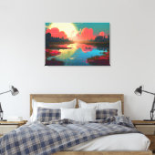 Dream Land Canvas Afdruk (Insitu (Slaapkamer))