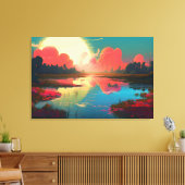 Dream Land Canvas Afdruk (Insitu (Woonkamer))