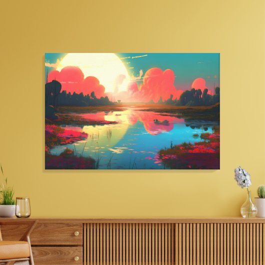 Dream Land Canvas Afdruk (Insitu (Woonkamer))