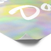 Dream Laugh Dance Pastels Poster (Hoek)