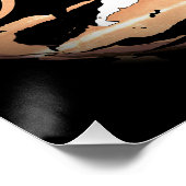 "Dream" Licht Roze Wit Inspirerend Abstract Perfect Poster (Hoek)