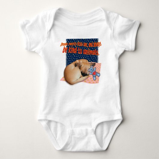 Dream liefje kleine, baby bodysuit (Voorkant)
