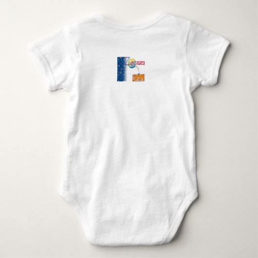 Dream liefje kleine, baby bodysuit (Achterkant)