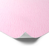 Dream Light Pink met Silver Glitter Poster (Hoek)