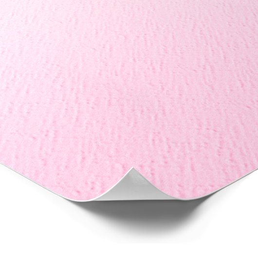 Dream Light Pink met Silver Glitter Poster (Hoek)