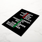 Dream like Martin Black History Month Folie Feestdagenkaart (Gedraaid)