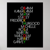 Dream like Martin Black History Poster (Voorkant)