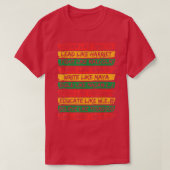 Dream Like Martin Black History T-shirt (Design voorkant)