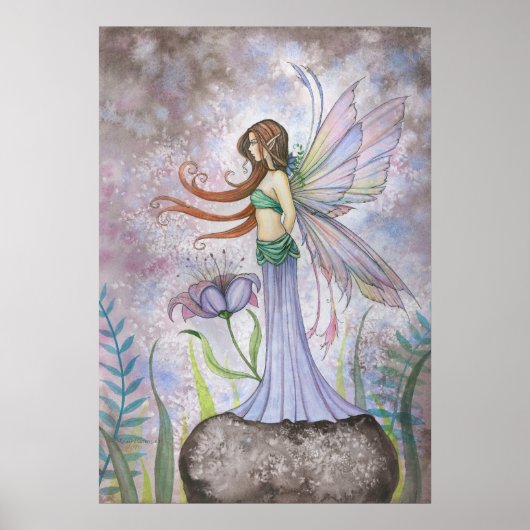 Dream Lily Fairy Art Poster (Voorkant)