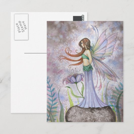 Dream Lily Fantasy Fairy Briefkaart (Voorkant / Achterkant)