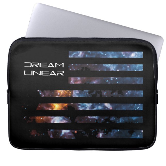 Dream Lineair Dream-laptophoes Laptop Sleeve (Voorkant)