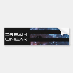 Dream Linear Dream Flag Bumpersticker