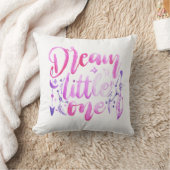 Dream Little One Pink Purple Watercolor Nursery  T Kussen (Deken)