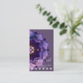 Dream Lotus Meditation Mandala Klantenkaartje (Staand voorkant)