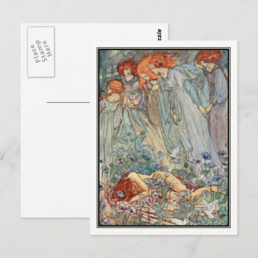 Dream-Love van Florence Harrison Briefkaart (Voorkant / Achterkant)