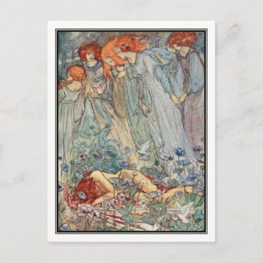 Dream-Love van Florence Harrison Briefkaart (Voorkant)