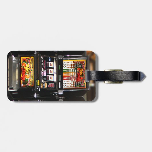 Dream Machines - Lucky Slot Machines Bagagelabel (Achterkant horizontaal)