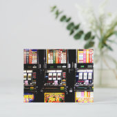 Dream Machines - Lucky Slot Machines Briefkaart (Staand voorkant)