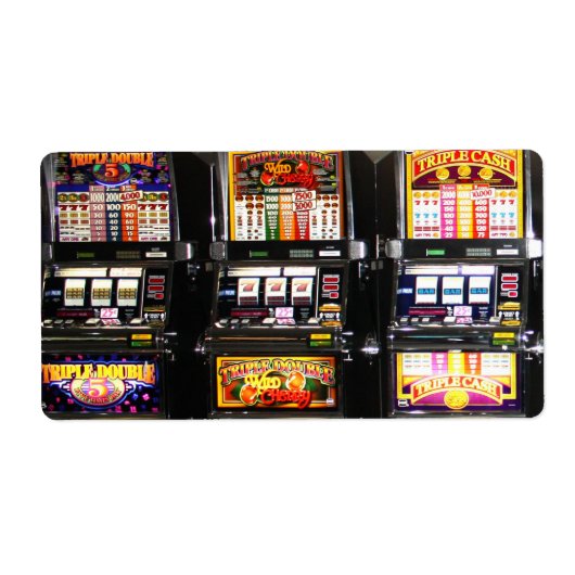 Dream Machines - Lucky Slot Machines Etiket (Voorkant)