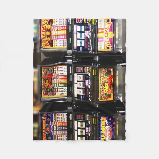 Dream Machines - Lucky Slot Machines Fleece Deken (Voorkant)