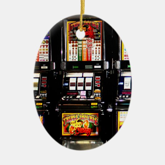 Dream Machines - Lucky Slot Machines Keramisch Ornament (Voorkant)