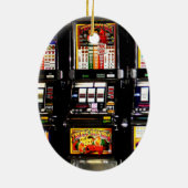 Dream Machines - Lucky Slot Machines Keramisch Ornament (Achterkant)