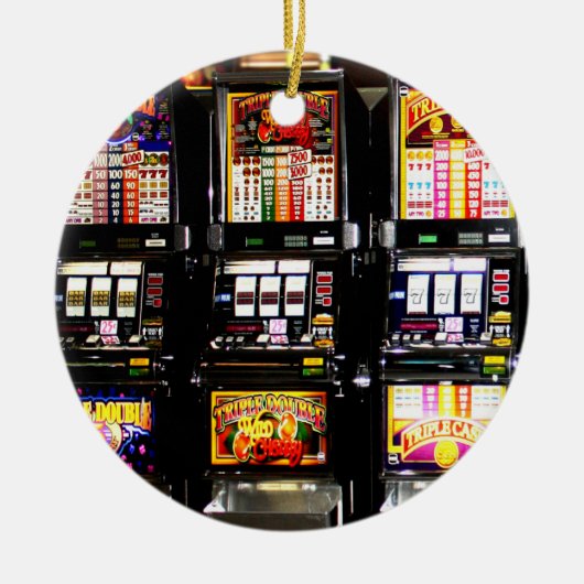 Dream Machines - Lucky Slot Machines Keramisch Ornament (Voorkant)
