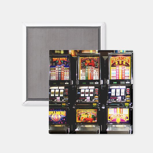 Dream Machines - Lucky Slot Machines Magneet (Voorkant / Achterkant)