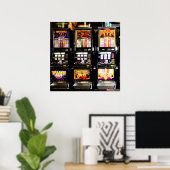 Dream Machines - Lucky Slot Machines Poster (Thuiskantoor)
