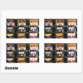 Dream Machines - Lucky Slot Machines Rechthoekige Sticker (Vel)