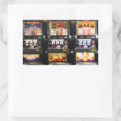 Dream Machines - Lucky Slot Machines Rechthoekige Sticker (Tas)