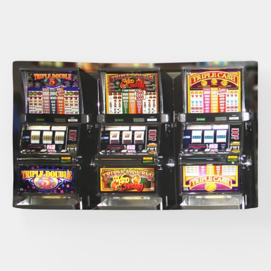 Dream Machines - Lucky Slot Machines Spandoek (Horizontaal)