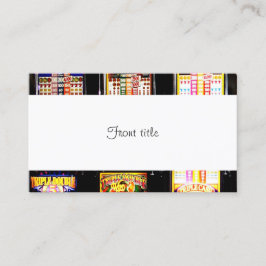 Dream Machines - Lucky Slot Machines Visitekaartje