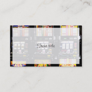 Dream Machines - Lucky Slot Machines Visitekaartje